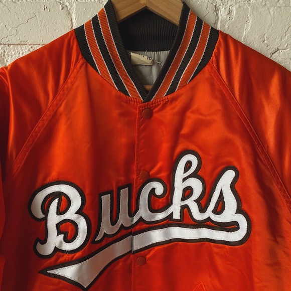 80’s Bozeman Bucks AA Baseball Varsity Jacket - Picture 2 of 5